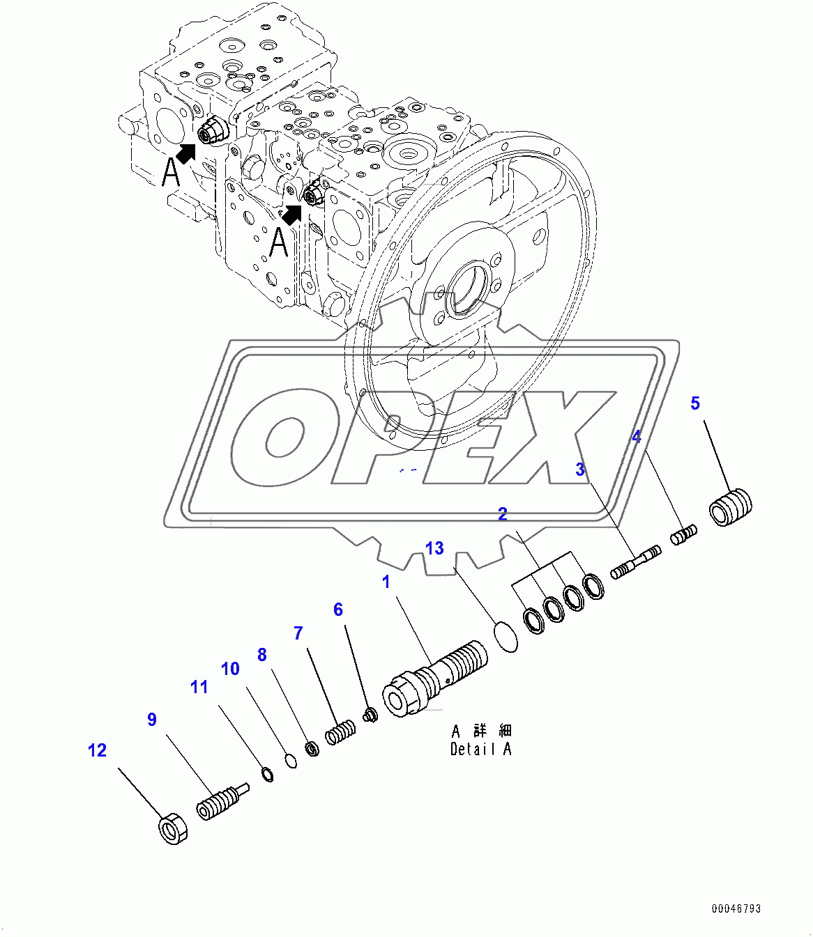  Piston Pump, Inner Parts (10/11) (400001-400014)