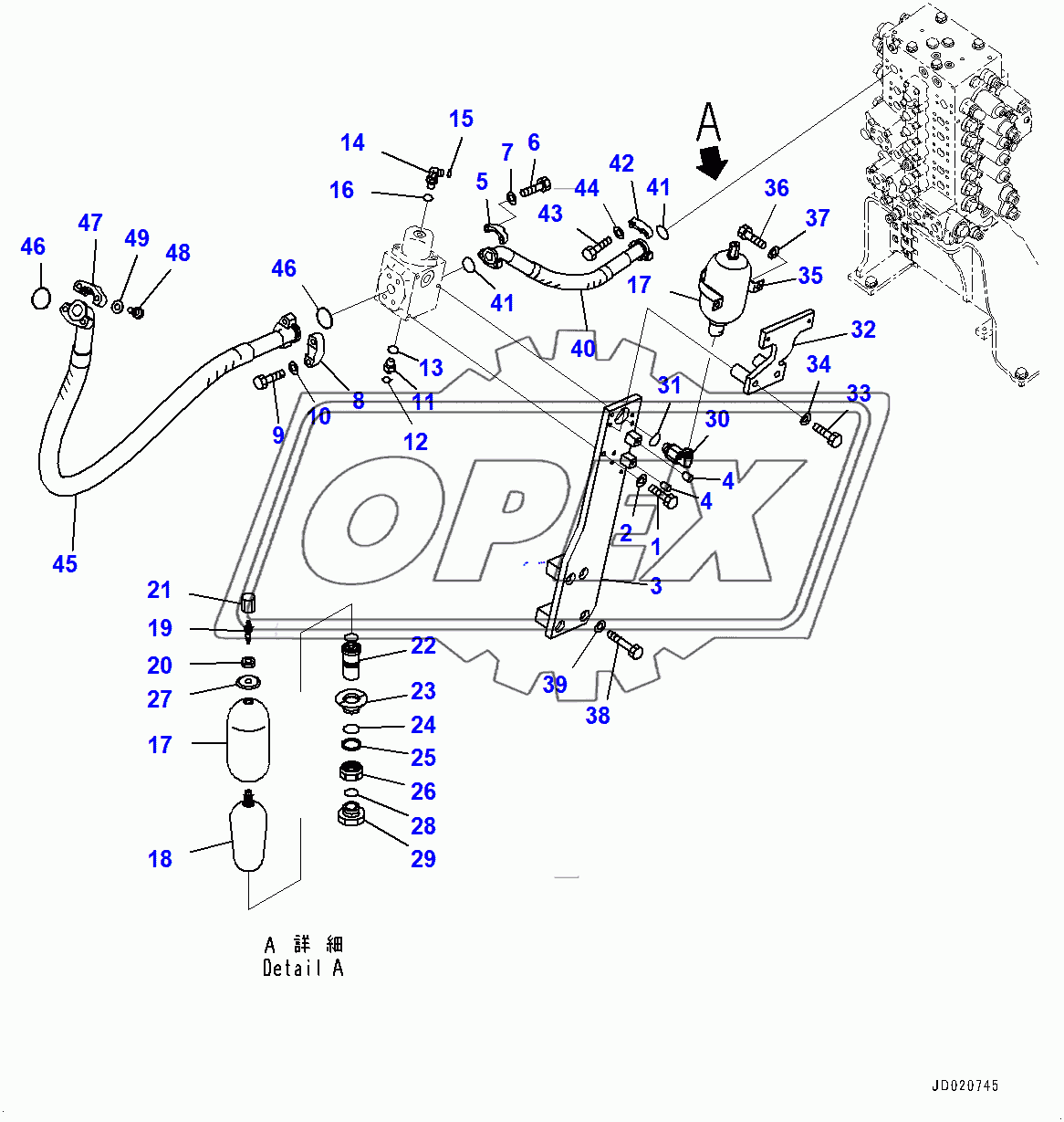  Actuator Piping, Main Piping, R.H. (400001-400072) 1