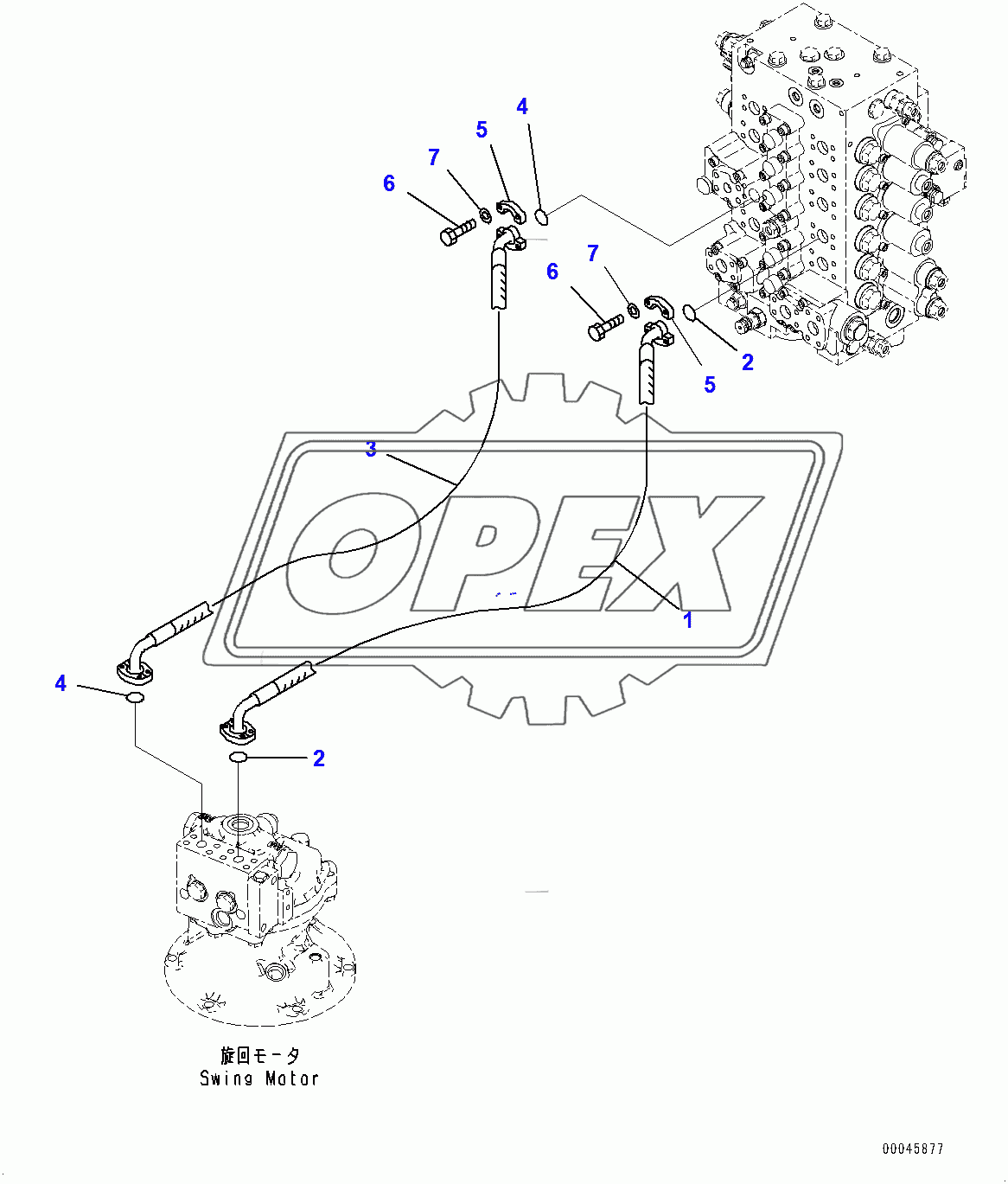  Swing Piping (400001-)