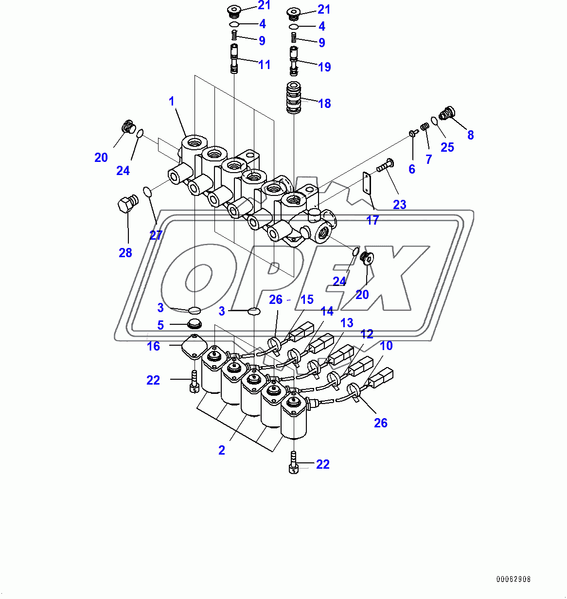  Solenoid Valve, Inner Parts (400001-) 1