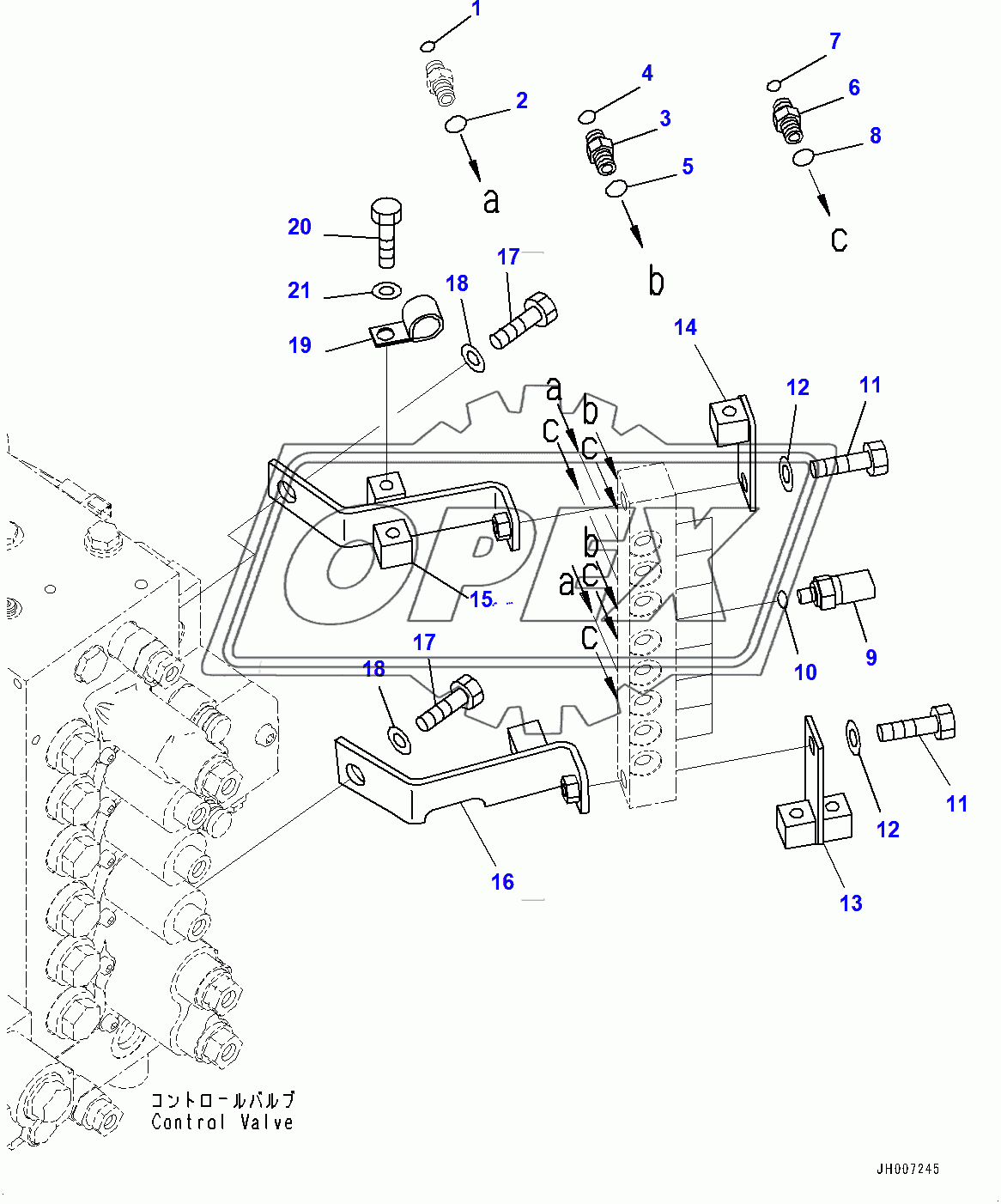  Pressure Switch Block, Bracket (400001-400756) 1