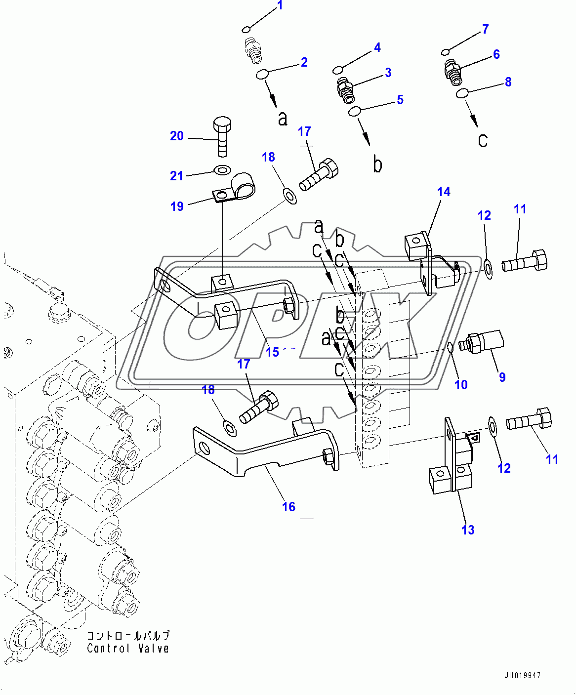  Pressure Switch Block, Bracket (400757-) 1