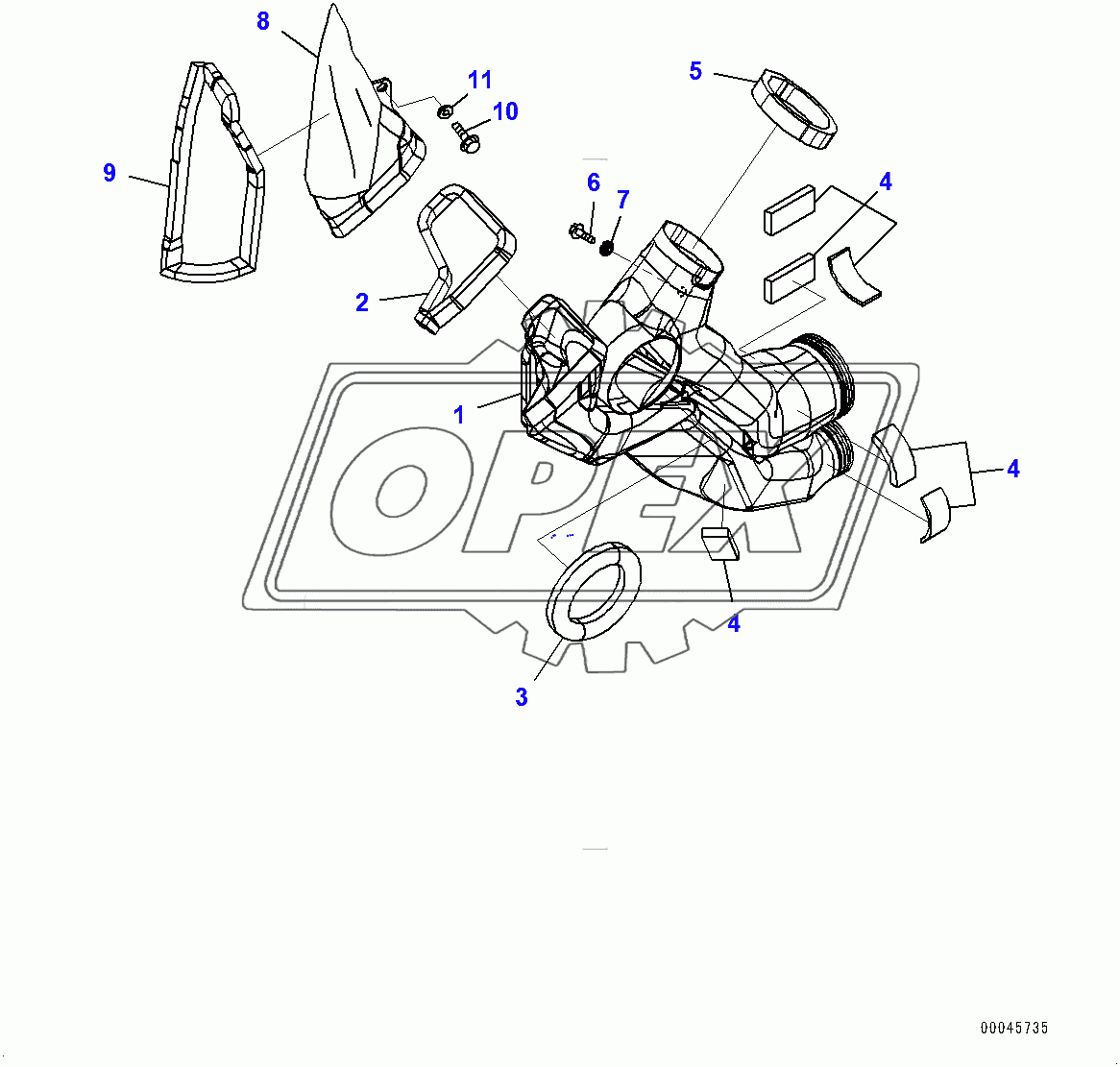  Cab, Cab In Parts, Air Duct (400002-)