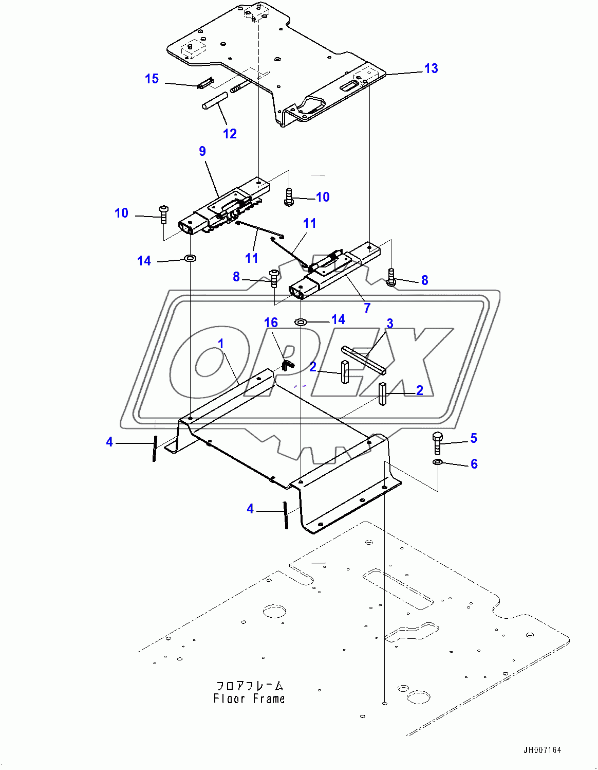  Cab, Floor, Base (400002-)