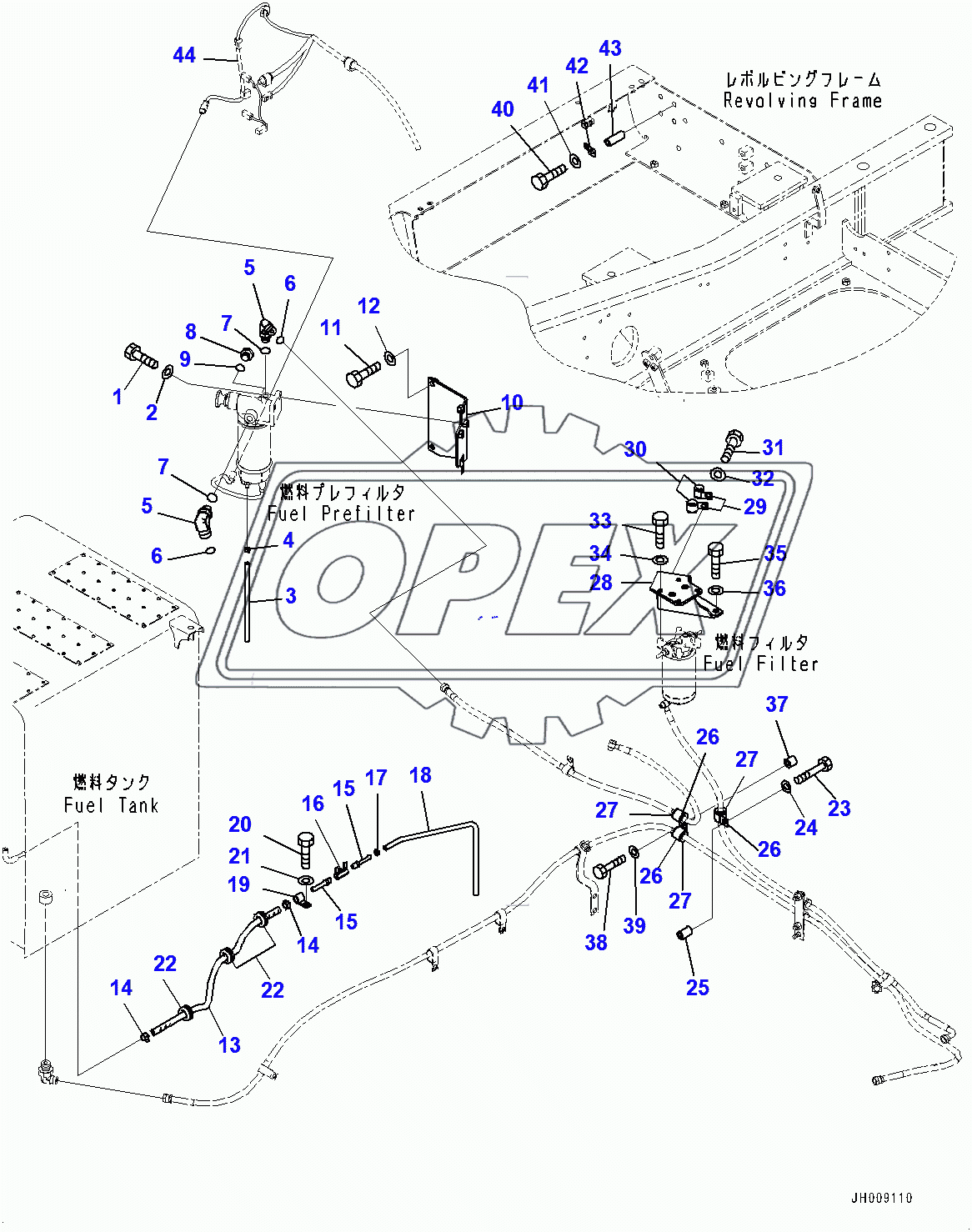  Fuel Piping, Drain Piping (400015-) 1