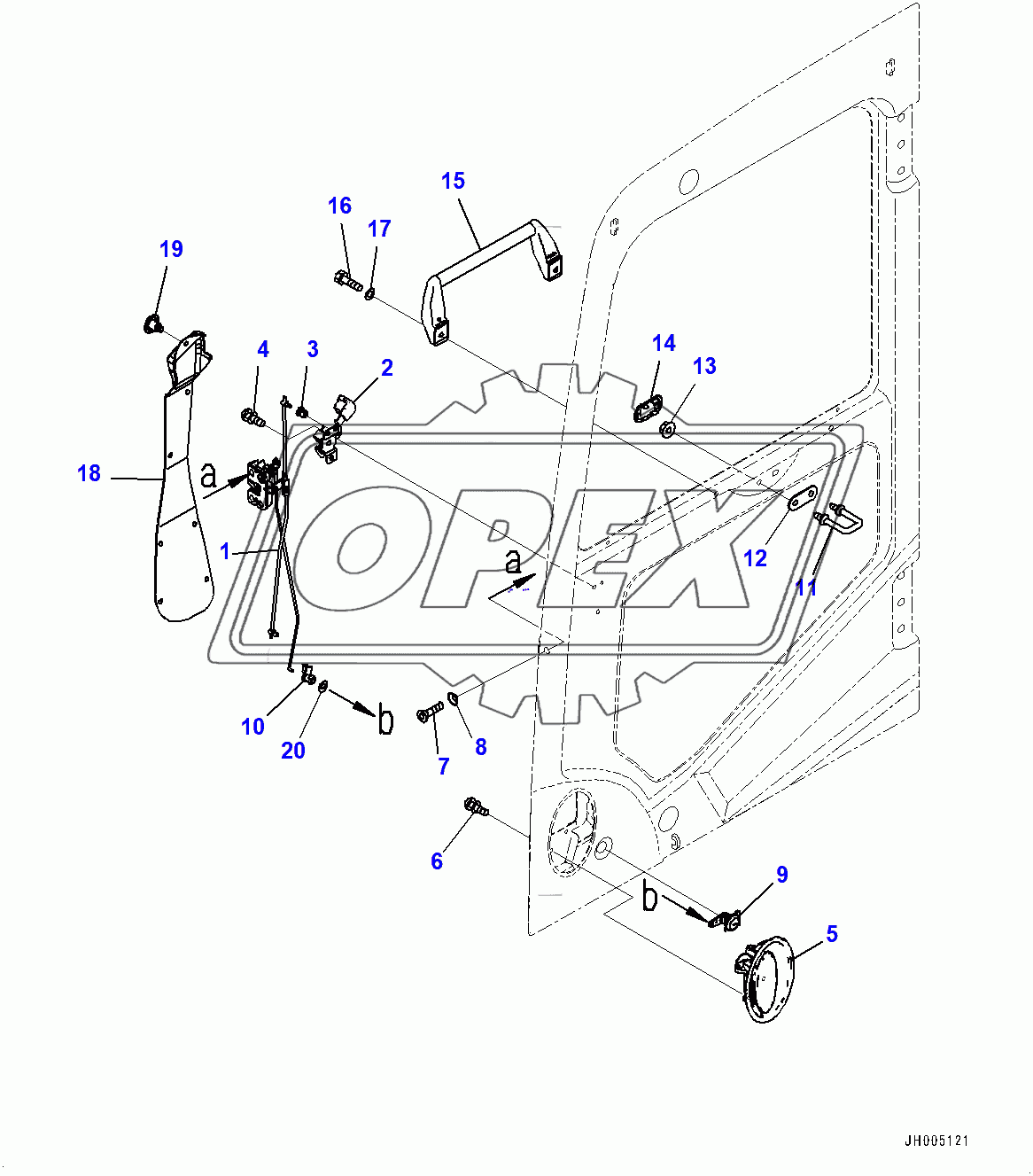  Cab, Door Lock (400001-400001)