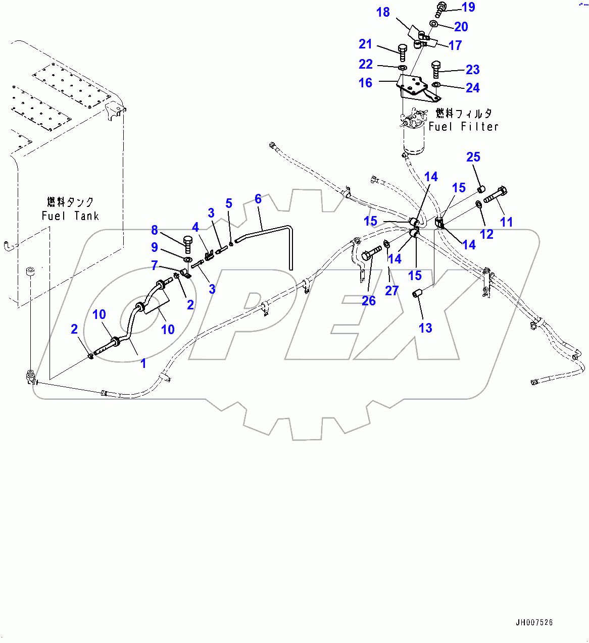  Fuel Piping, Drain Piping (400001-400014)