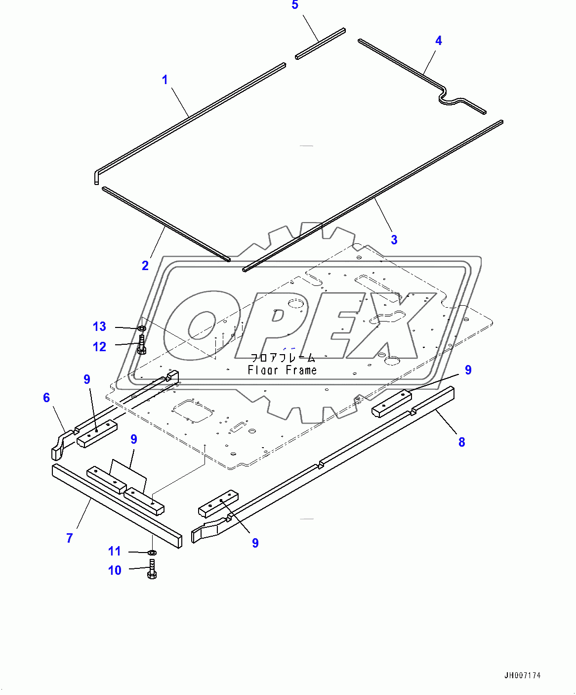  Cab, Floor, Seal (400001-400001)