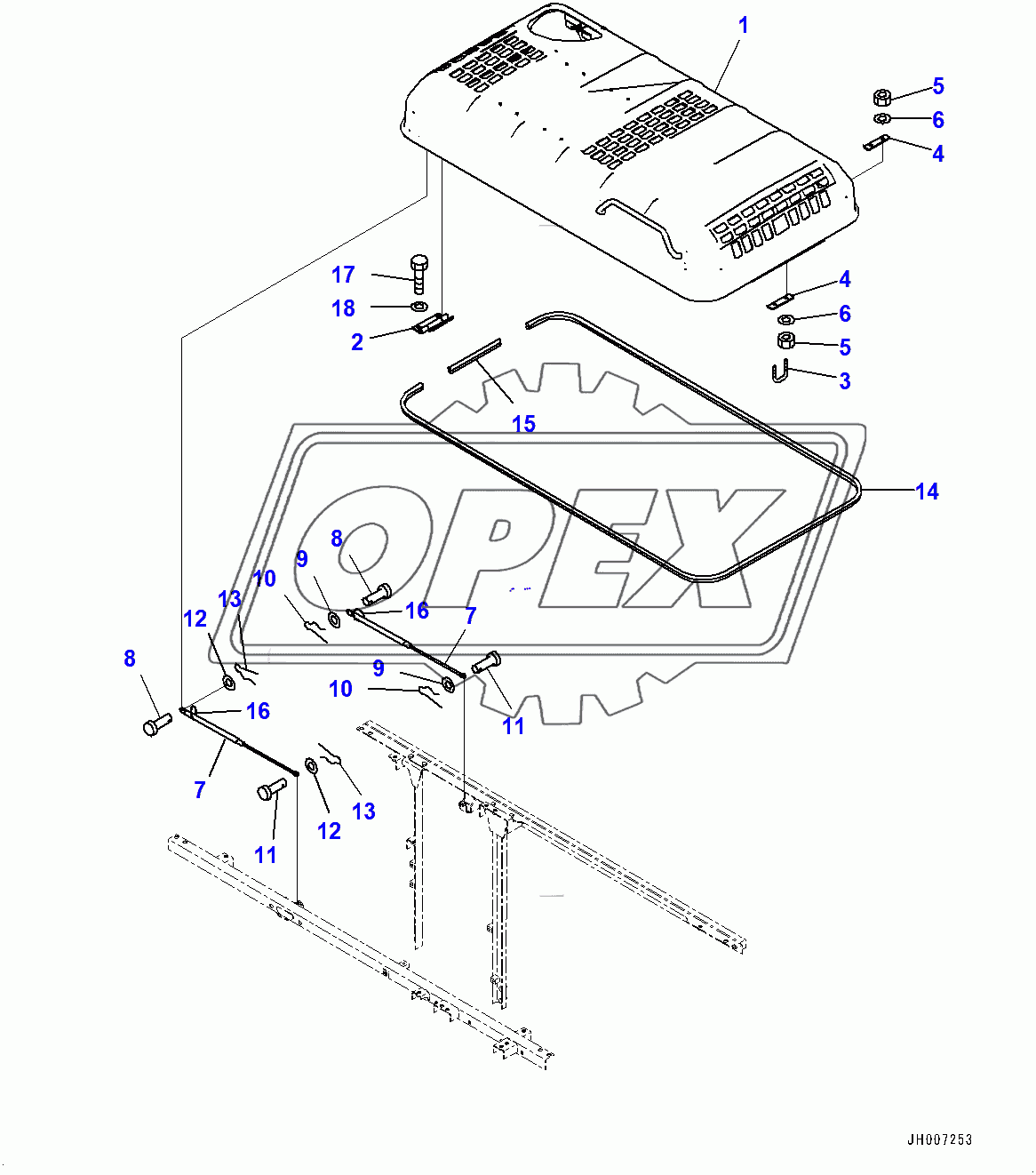  Engine Hood (400001-) 1