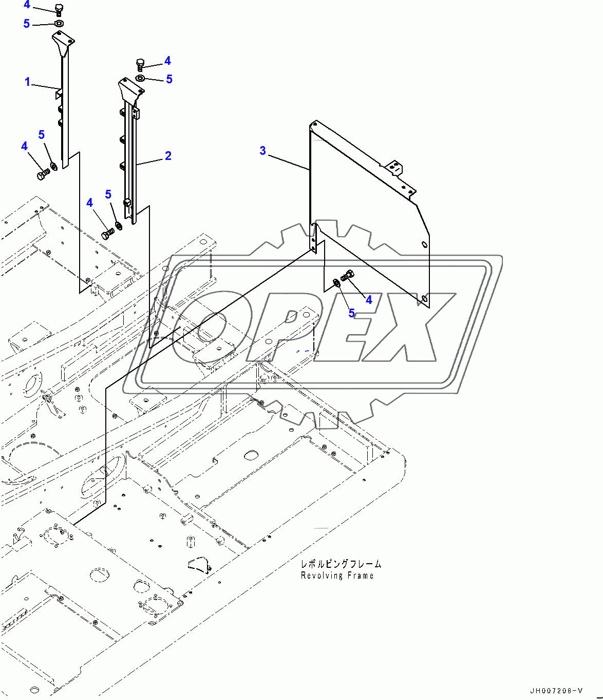  Machine Cab Frame,  (400001-400006)