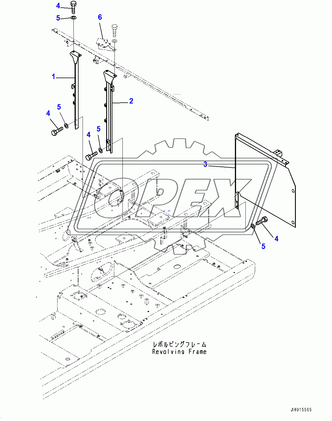  Machine Cab Frame,  (400007-)