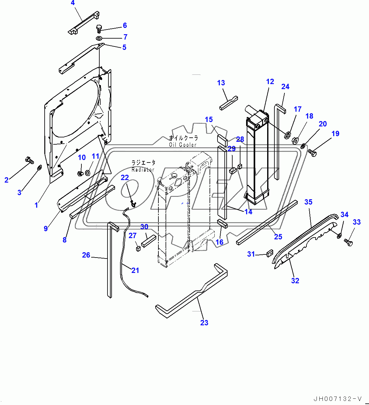  Cooling System, Aftercooler and Shroud (400001-) 1