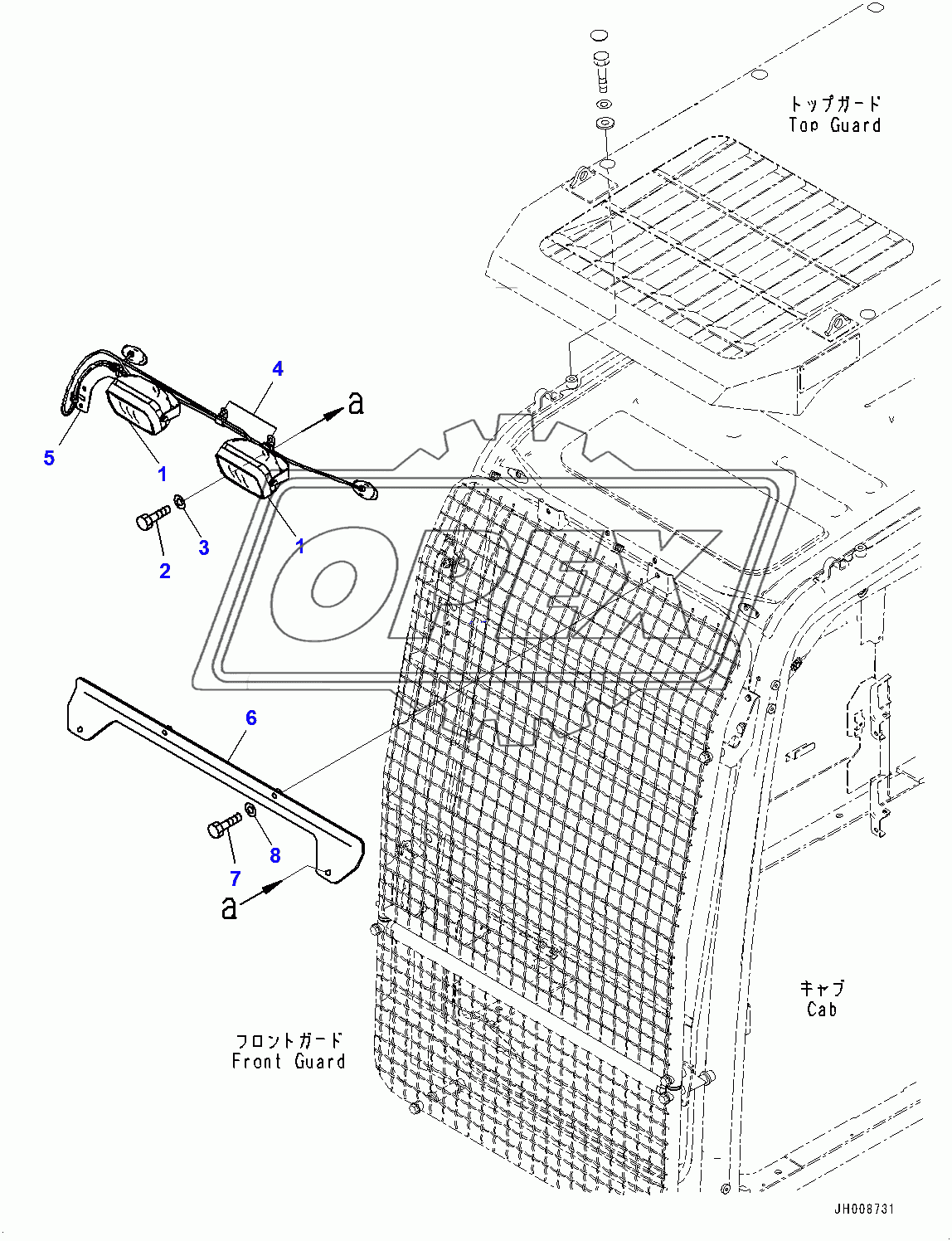  Additional Working Lamp (400001-) 1