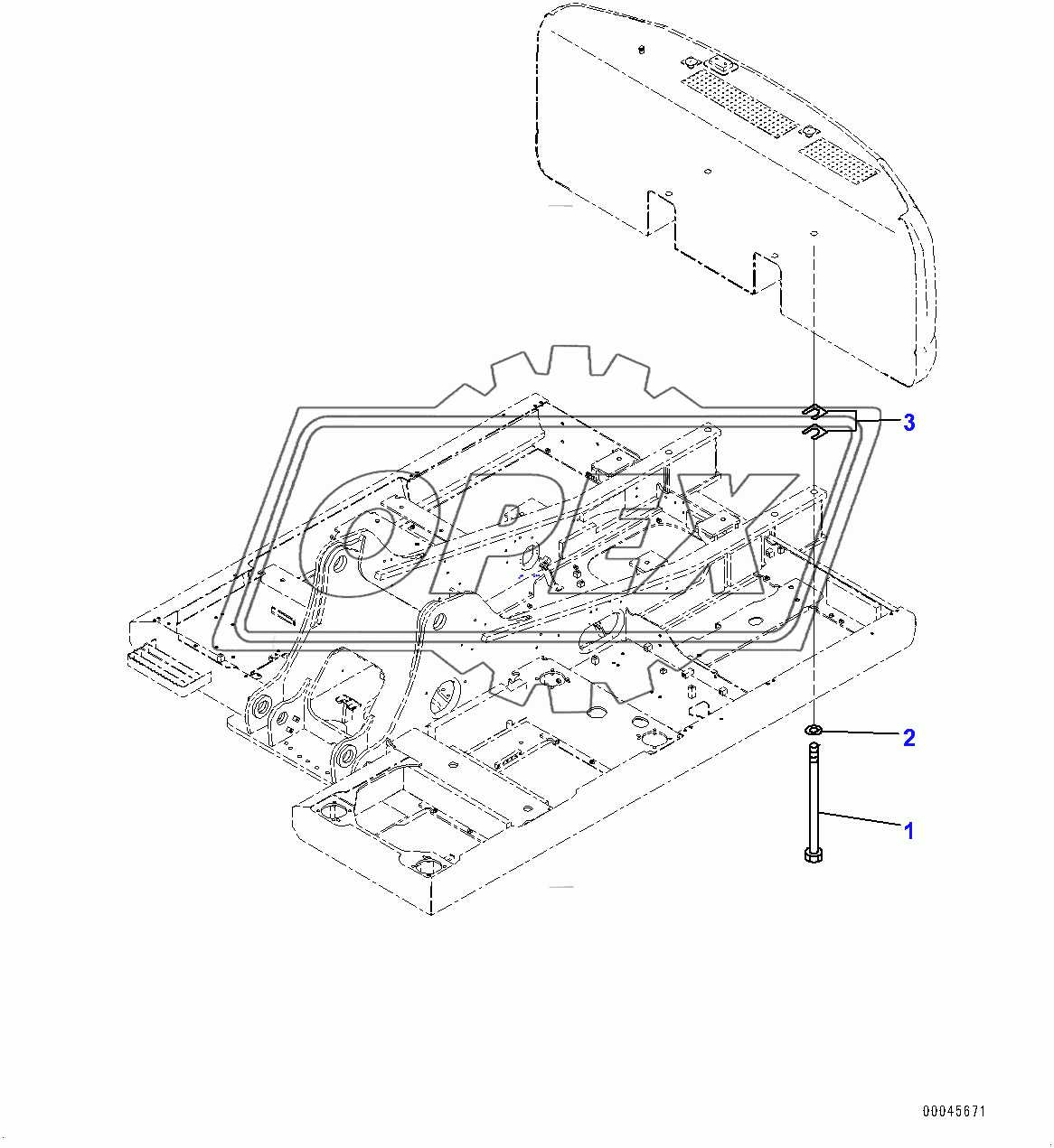  Counterweight Mounting (400001-)