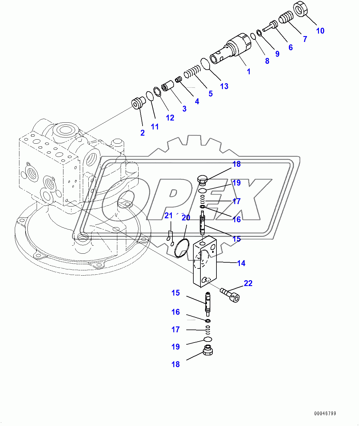  Swing Machinery and Motor, Swing Motor (3/3) (400001-)