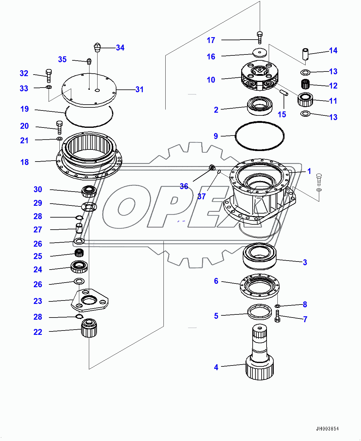  Swing Machinery and Motor (400001-)