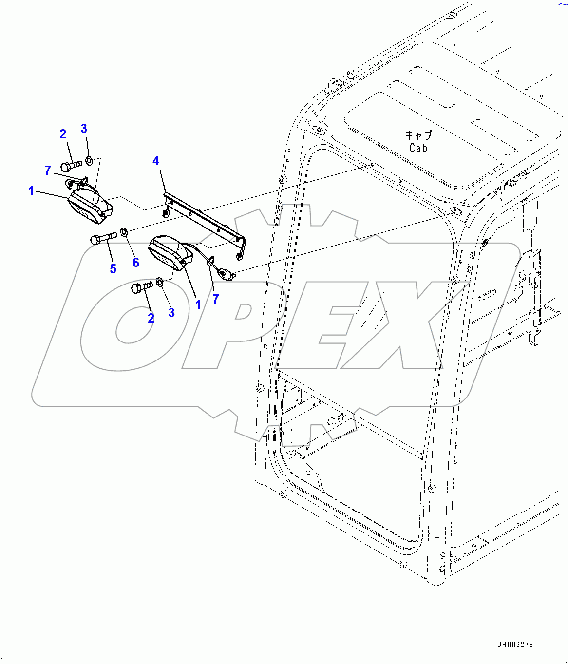  Additional Working Lamp (400001-)