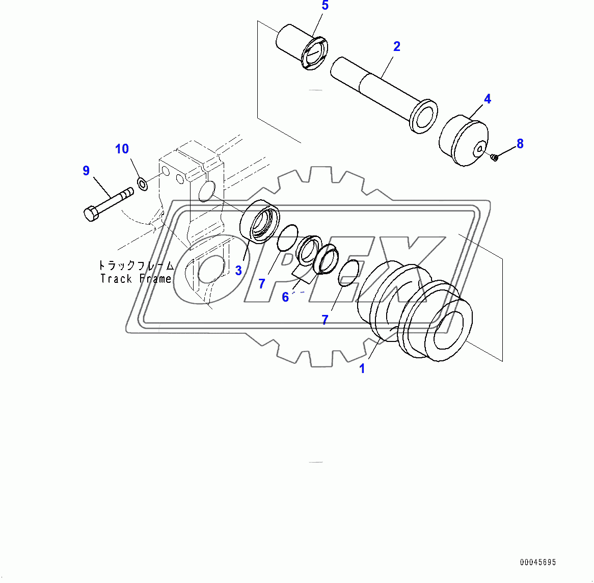  Carrier Roller (400001-)