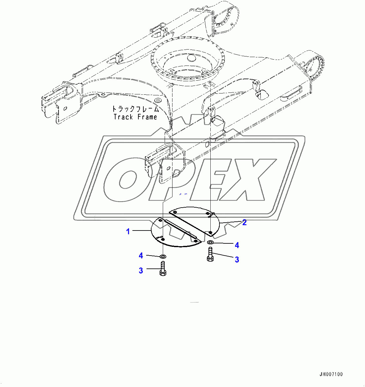  Track Frame Under Cover (400001-)