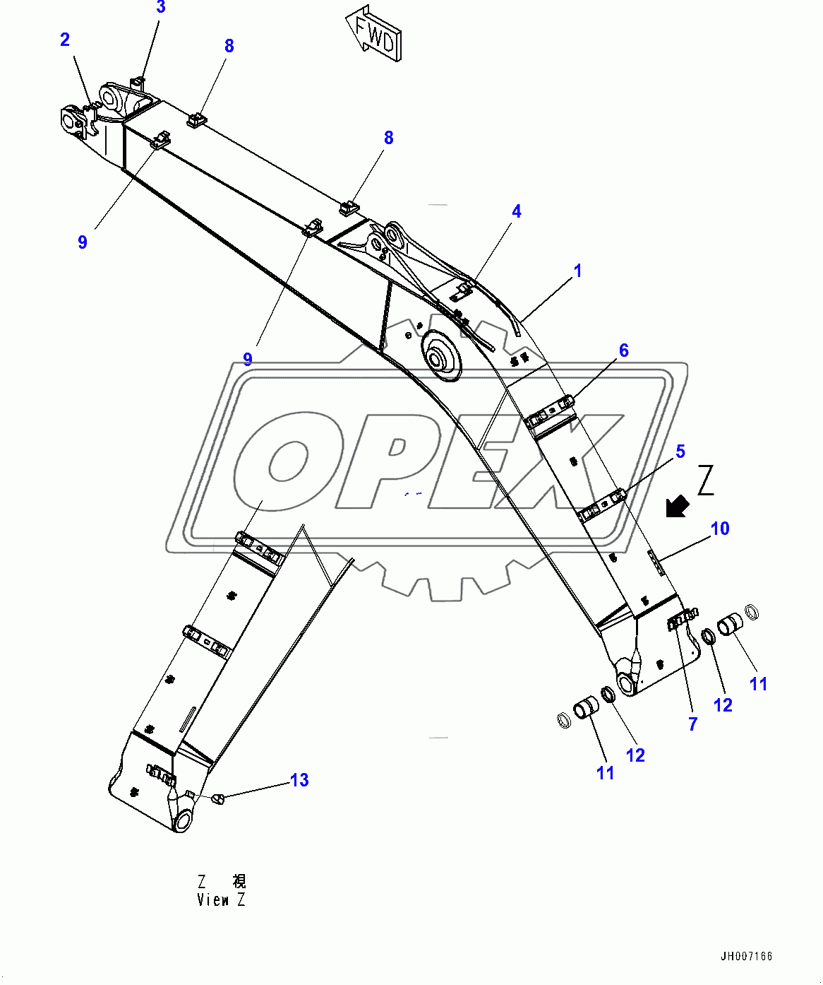  Boom, Boom and Bushing (400001-) 1