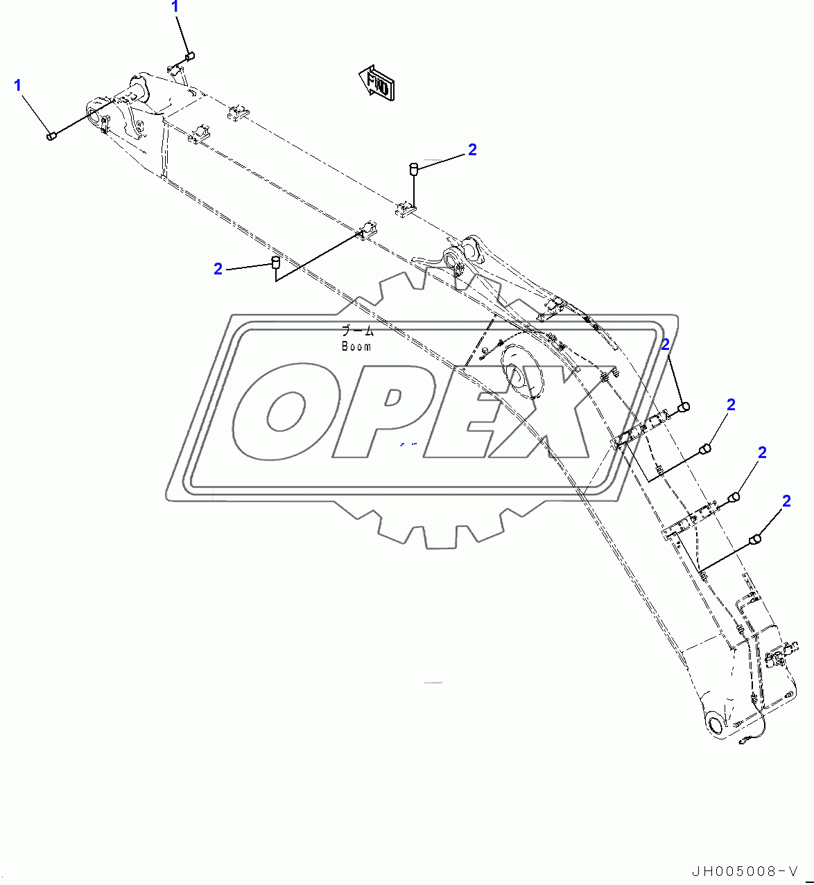  Boom, Attachment Plug (400001-) 1