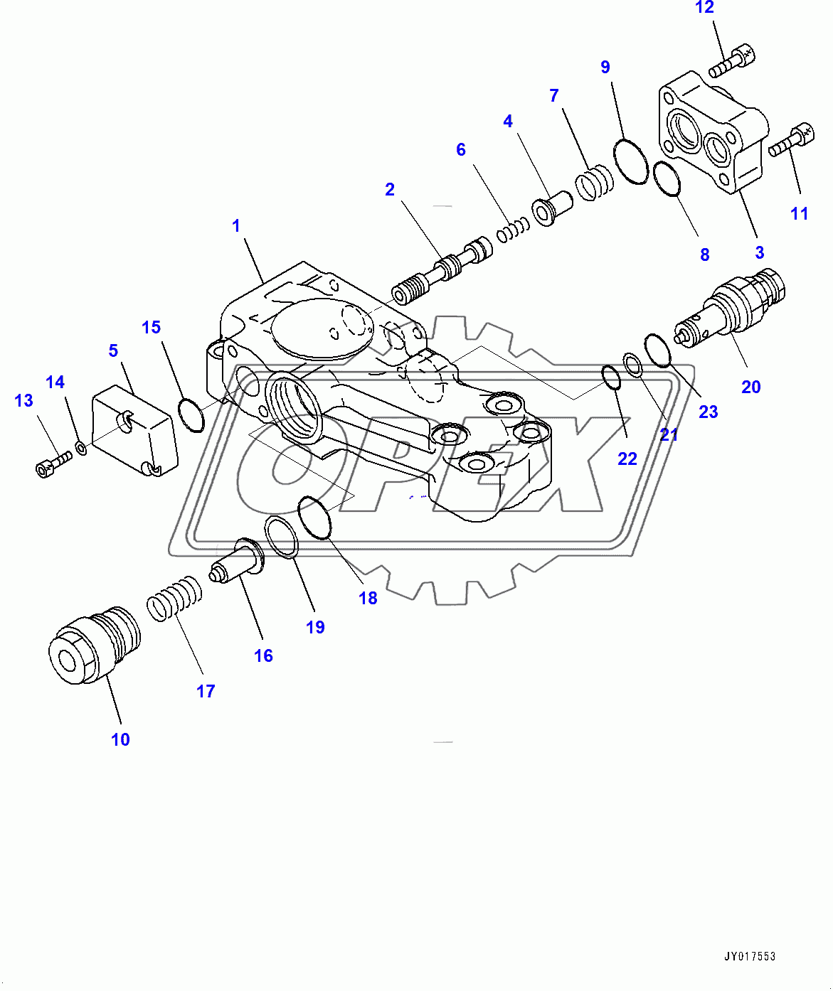  Boom, Arm Anti-drop Valve (400001-)