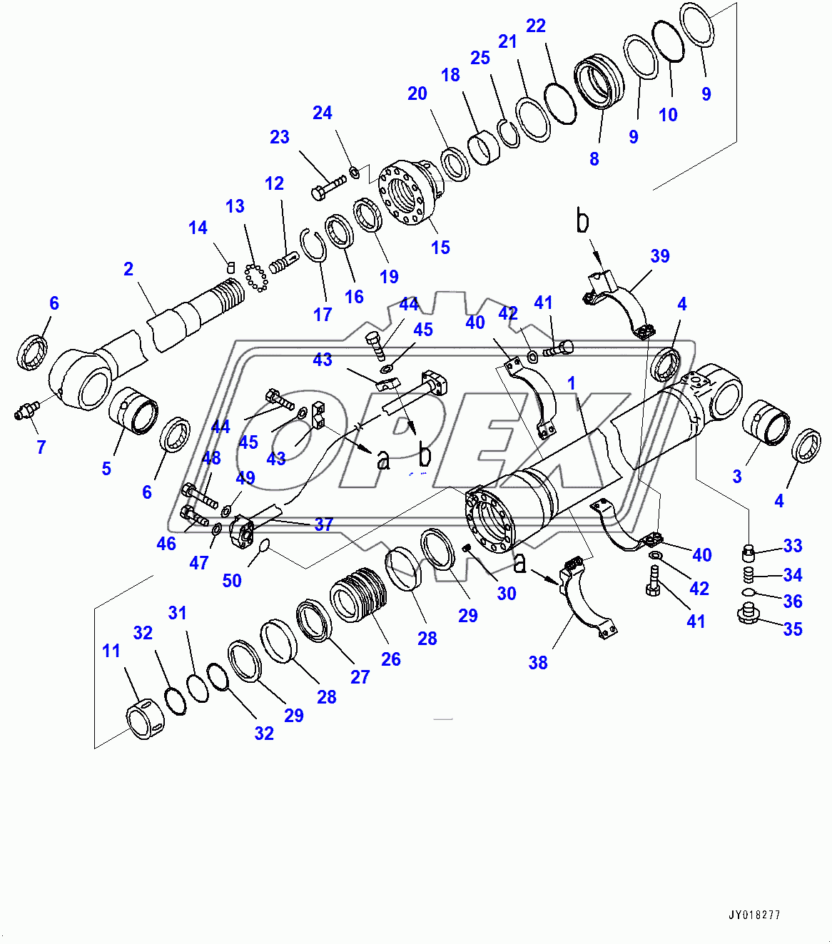  Arm Cylinder (400001-) 1