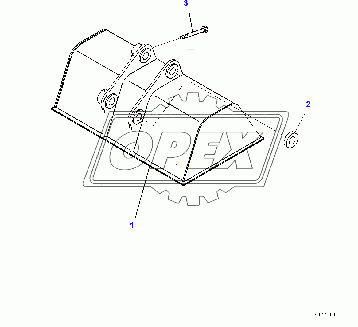  Slope Finishing Bucket (400001-)