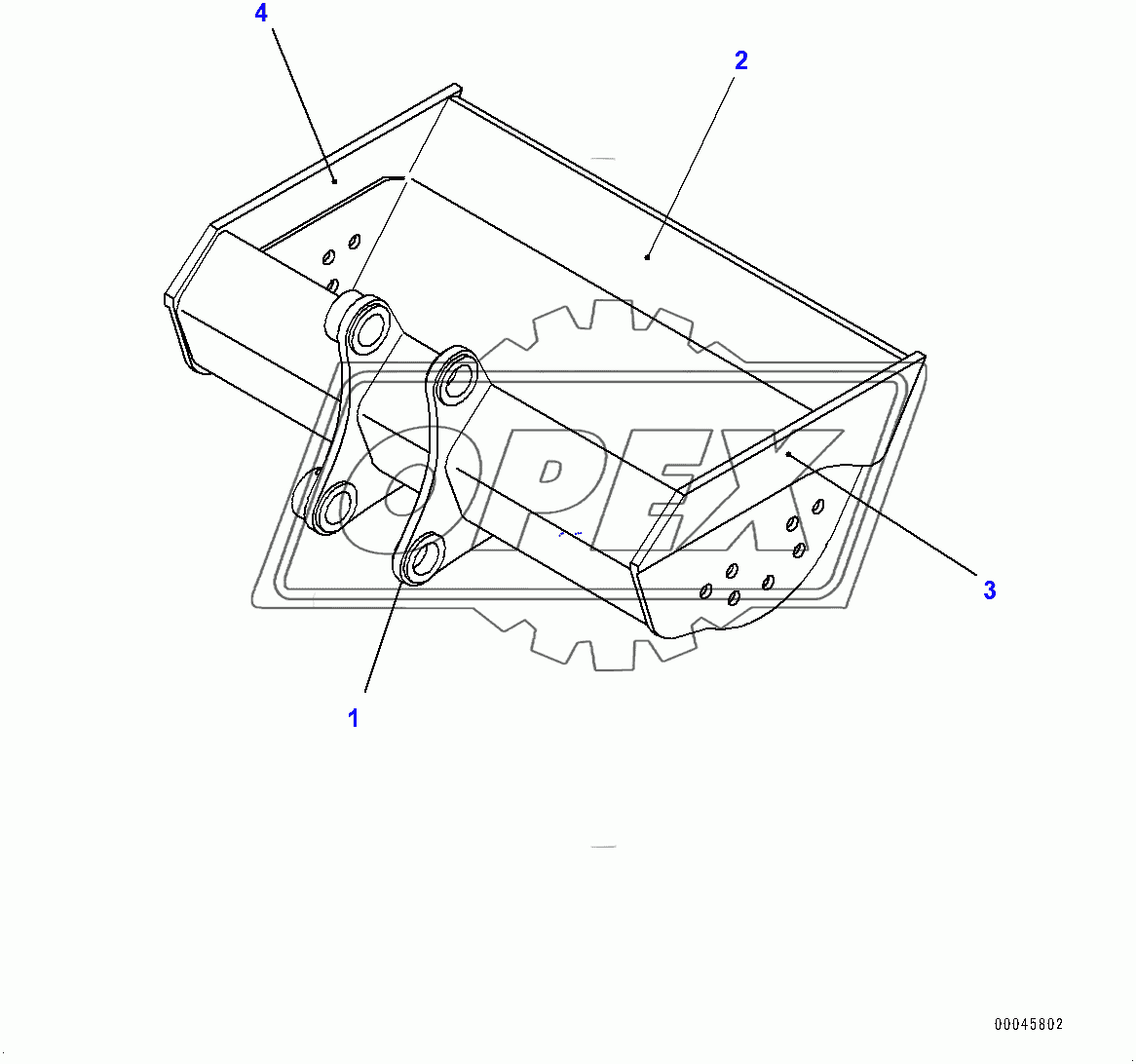  Ditch Cleaning Bucket (400001-)