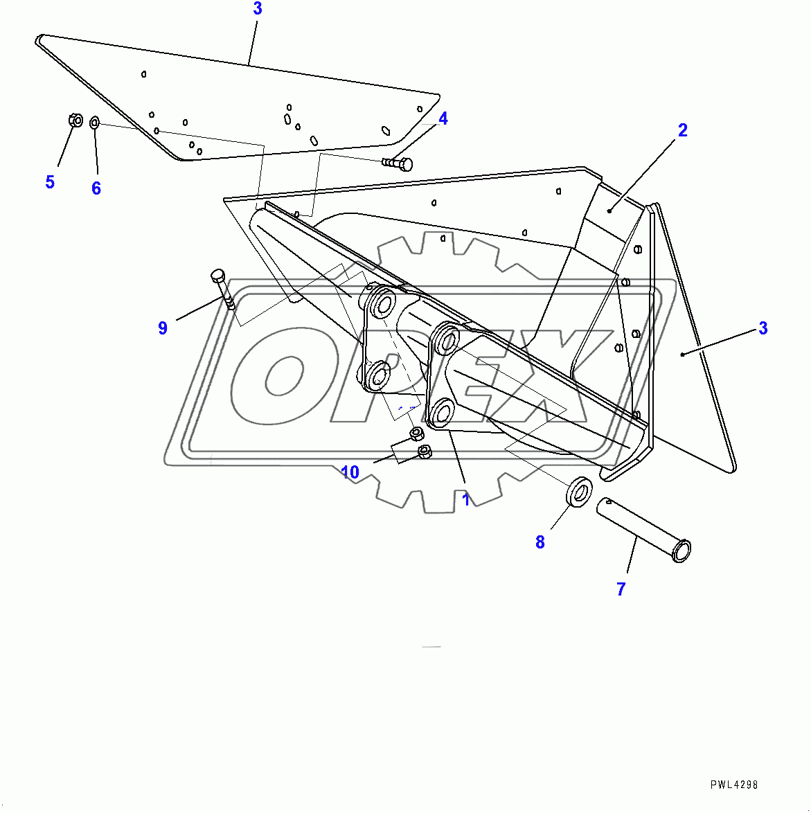 Trapezoidal Bucket,  (400001-400473)