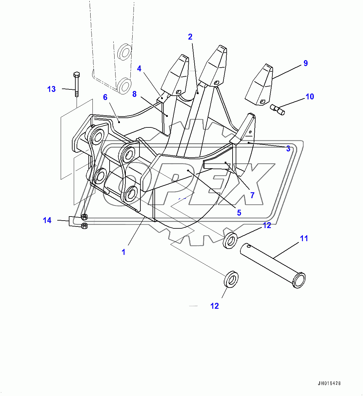  Ripper Bucket,  (400474-)