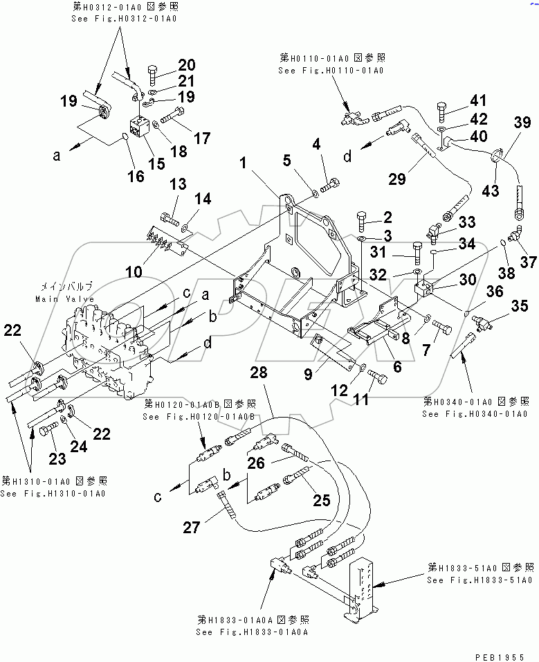  MAIN VALVE (VALVE BRACKET)(#30916-30979)