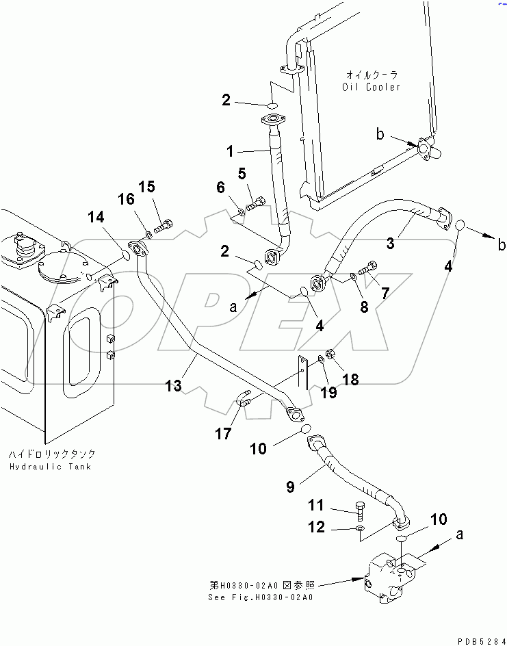  OIL COOLER LINE(#30980-)