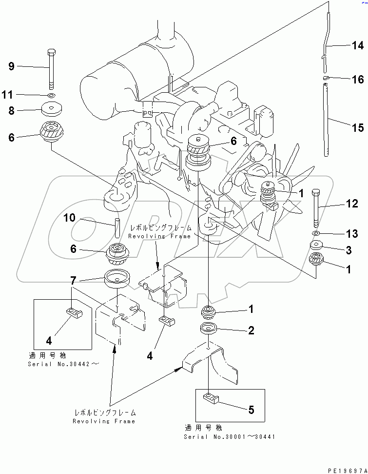  ENGINE MOUNT(#30001-30689)