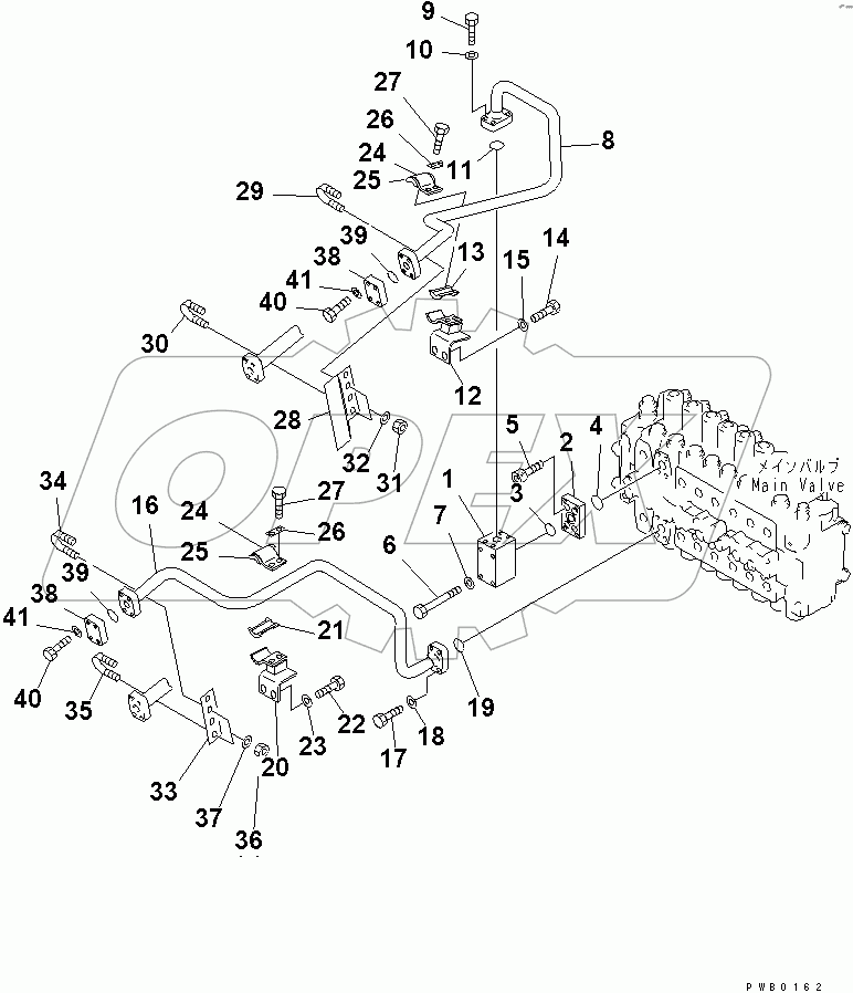  ATTACHMENT LINE (2 ACTUATOR)