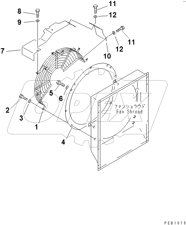  FAN GUARD (SAE)(#30001-30979)