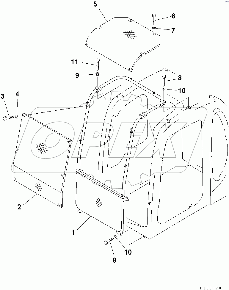 FRONT GUARD (FULL)(#30001-30390)