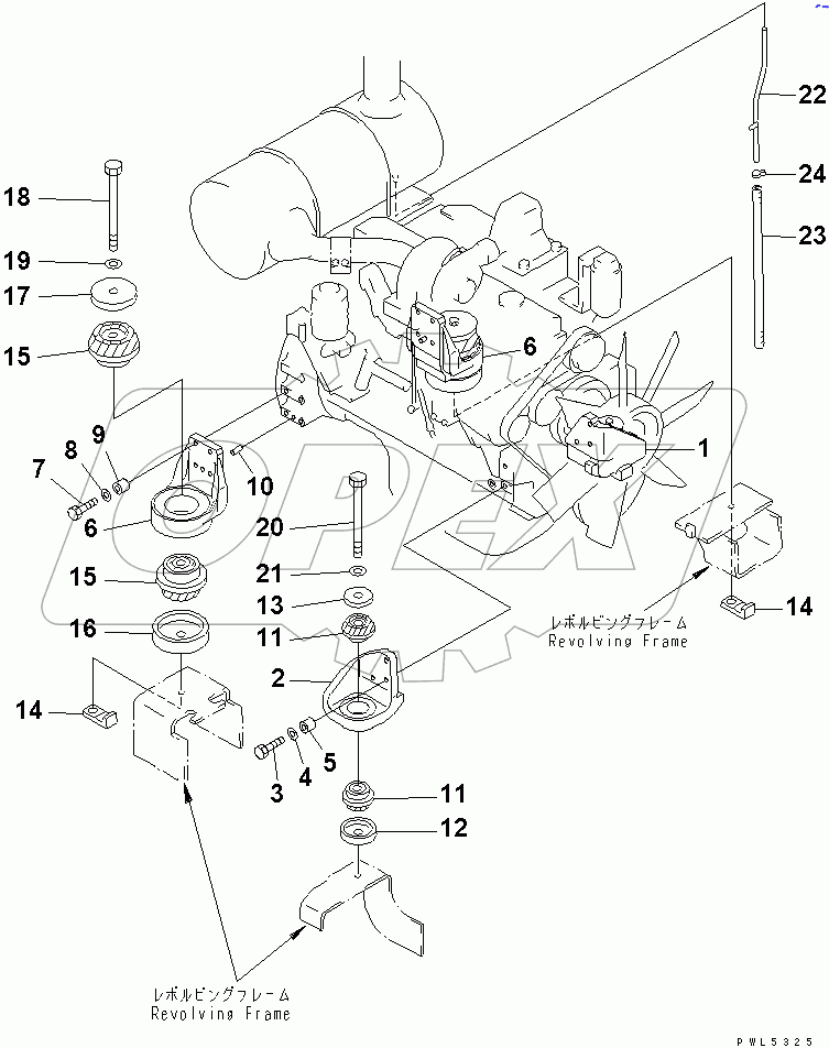  ENGINE MOUNT(#31719-31913)