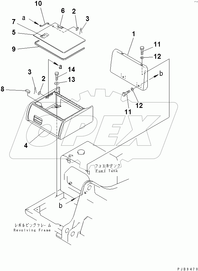  RIGHT SIDE CASE(#31425-)