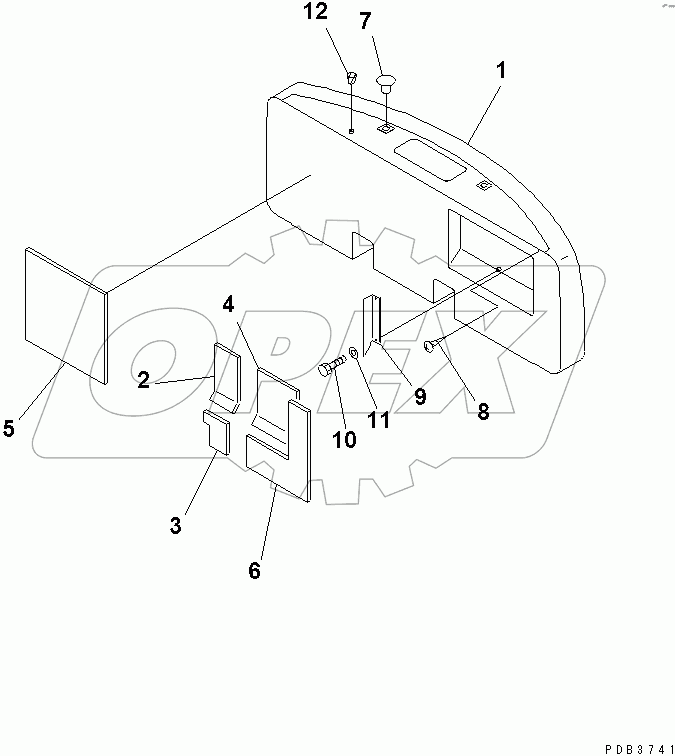  COUNTER WEIGHT (4450 KG)(#30690-31803)