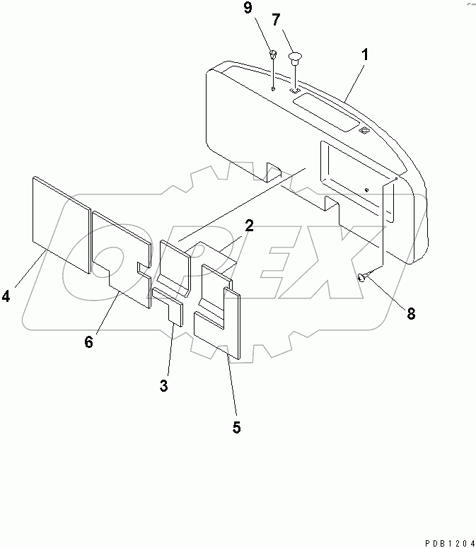  COUNTER WEIGHT (4300 KG)(#30001-30689)