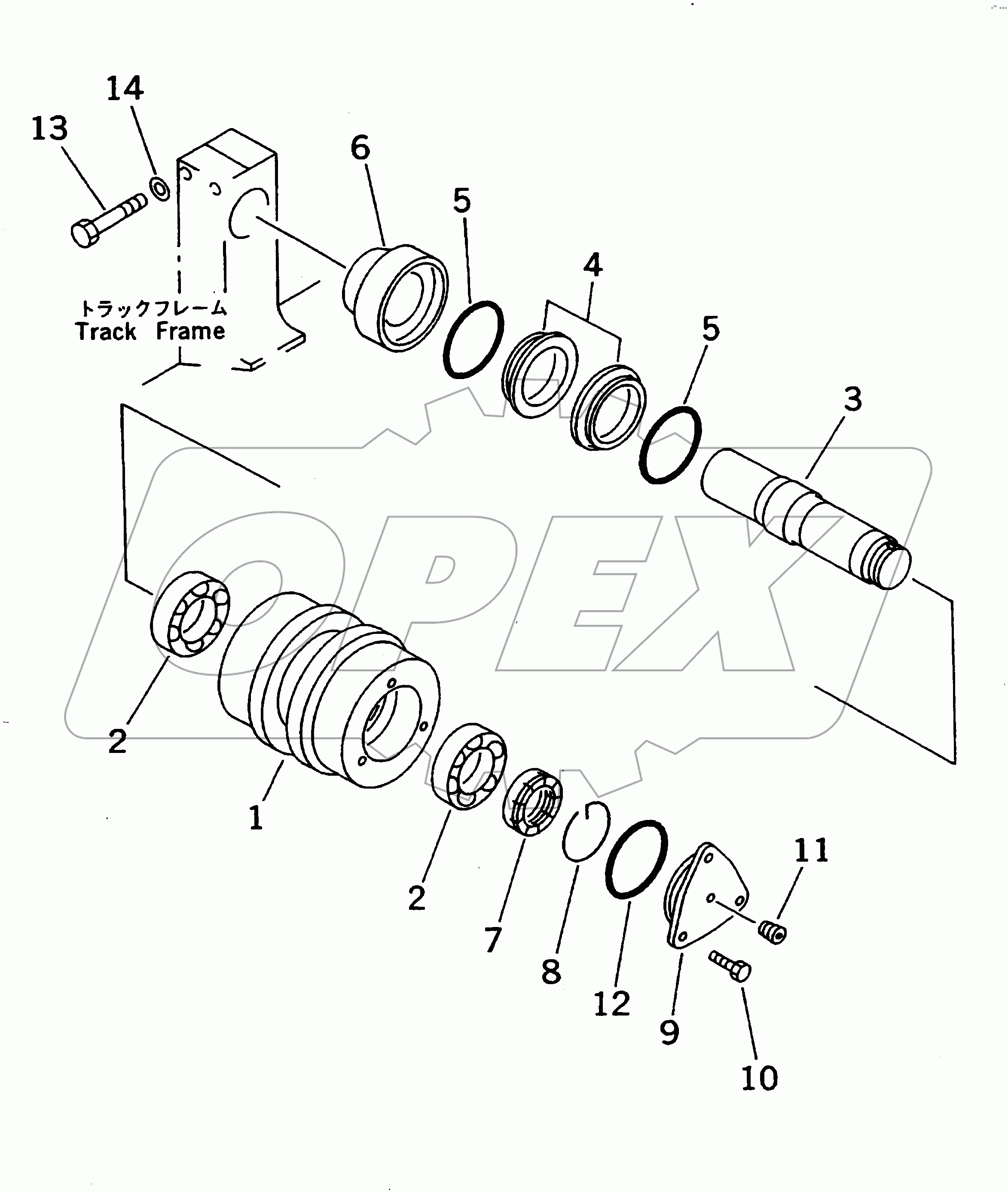  CARRIER ROLLER(#30001-31681)