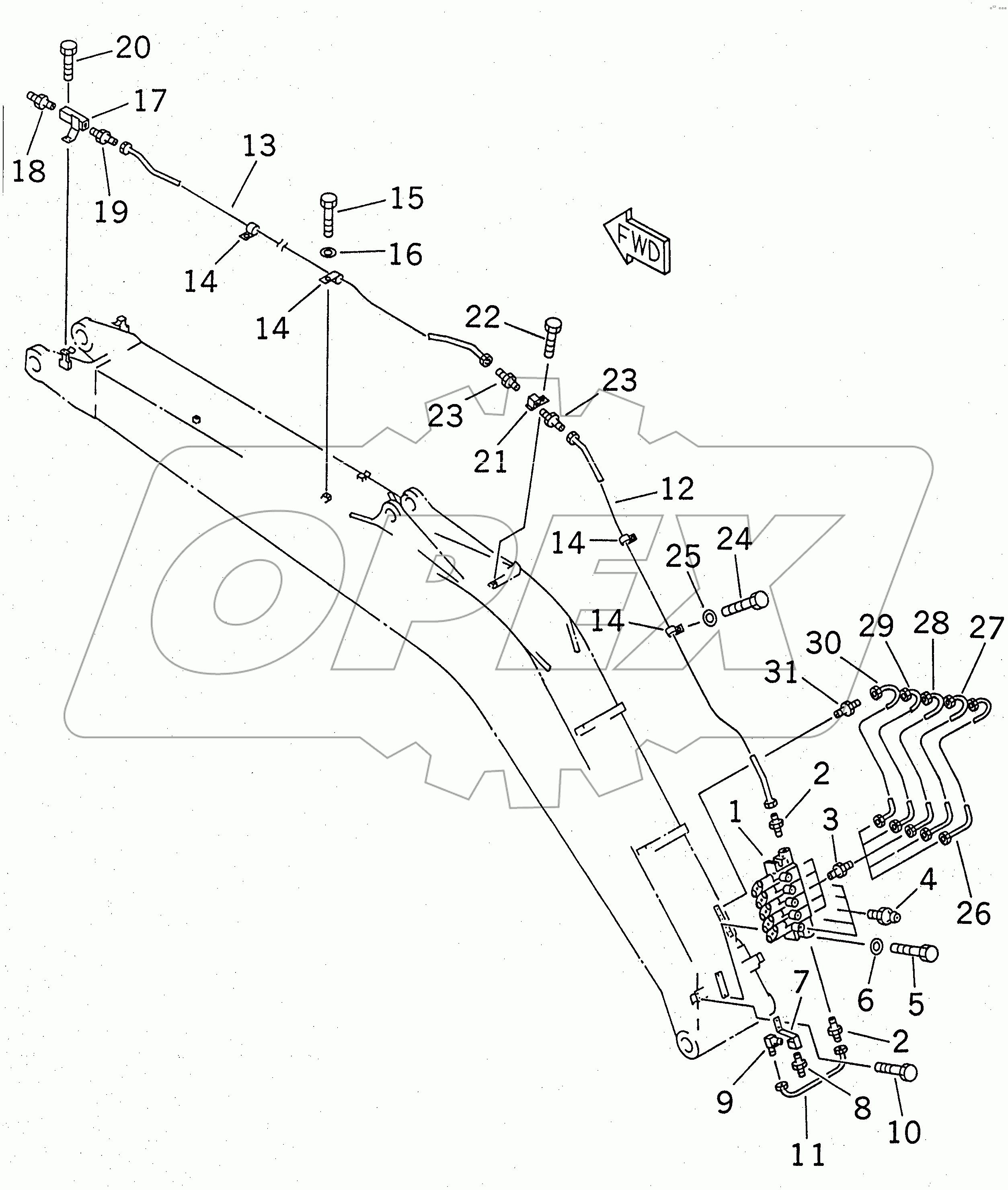  BOOM (FOR AUTO GREASING)
