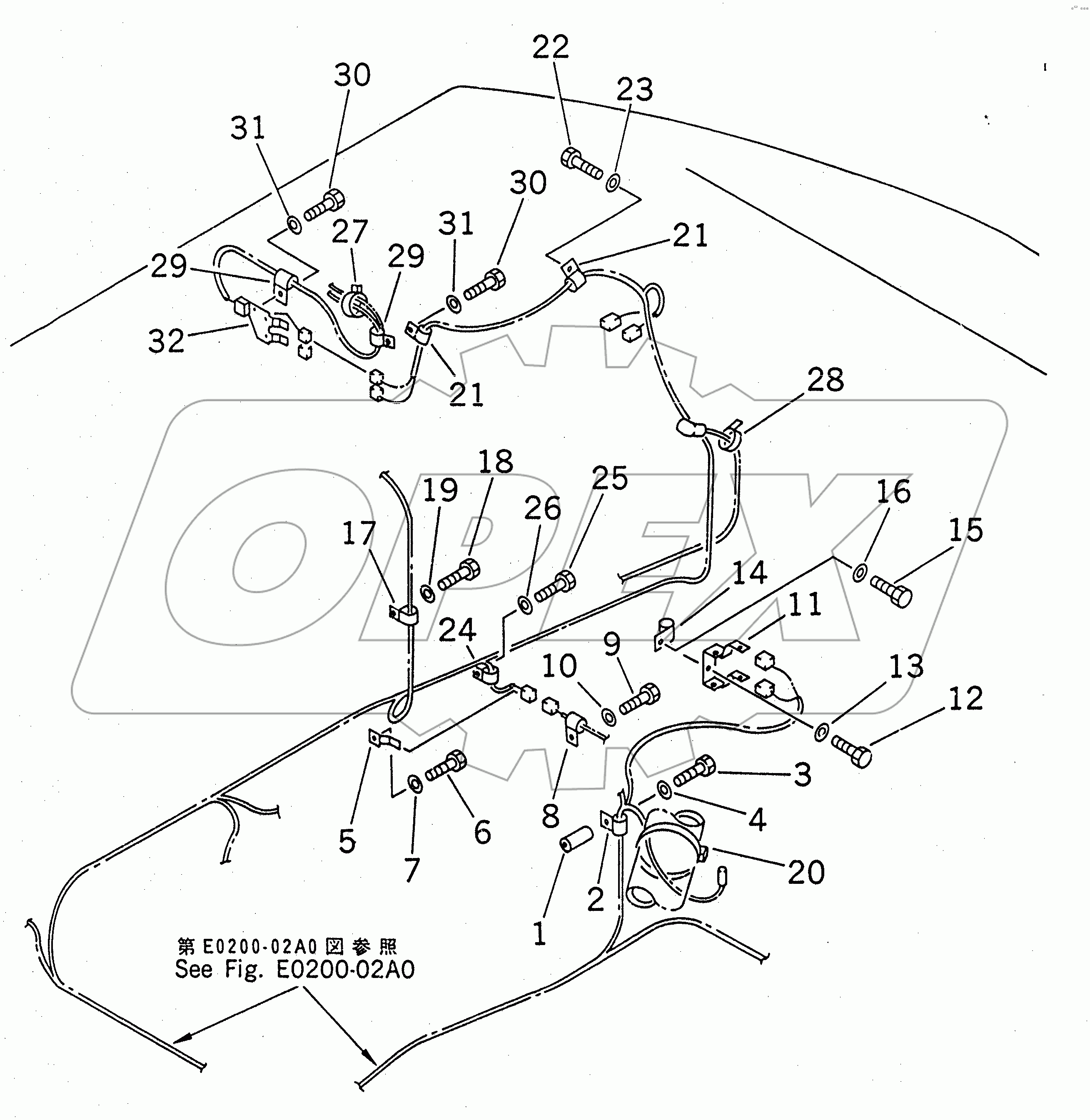  WIRING (MAIN HARNESS) (CLIP)(#30916-30979)