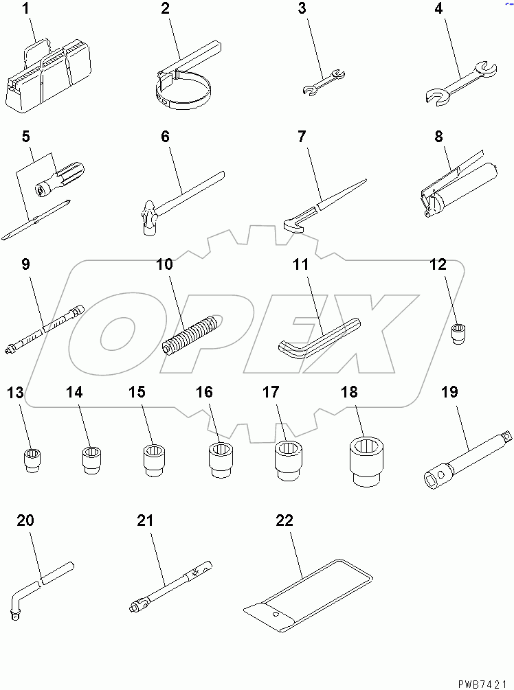 TOOL KIT(#30980-)