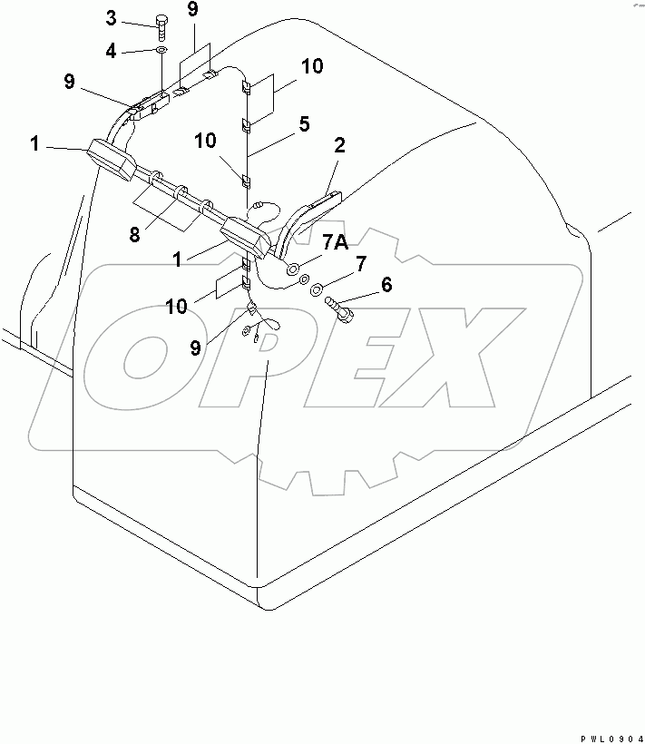  ADDITIONAL WORK LAMP(#30590-)