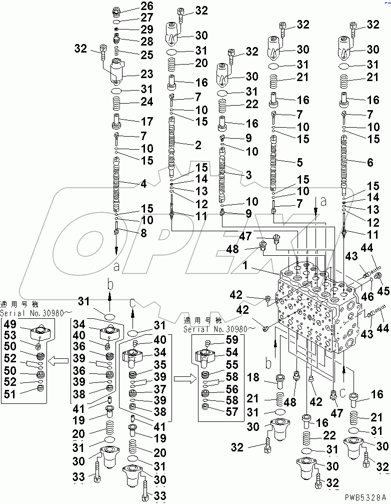  MAIN VALVE (1/11)(#30916-31198)