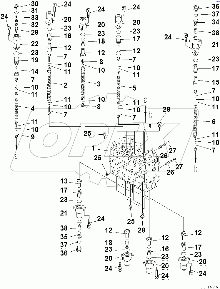  MAIN VALVE (2/11)(#30636-30979)