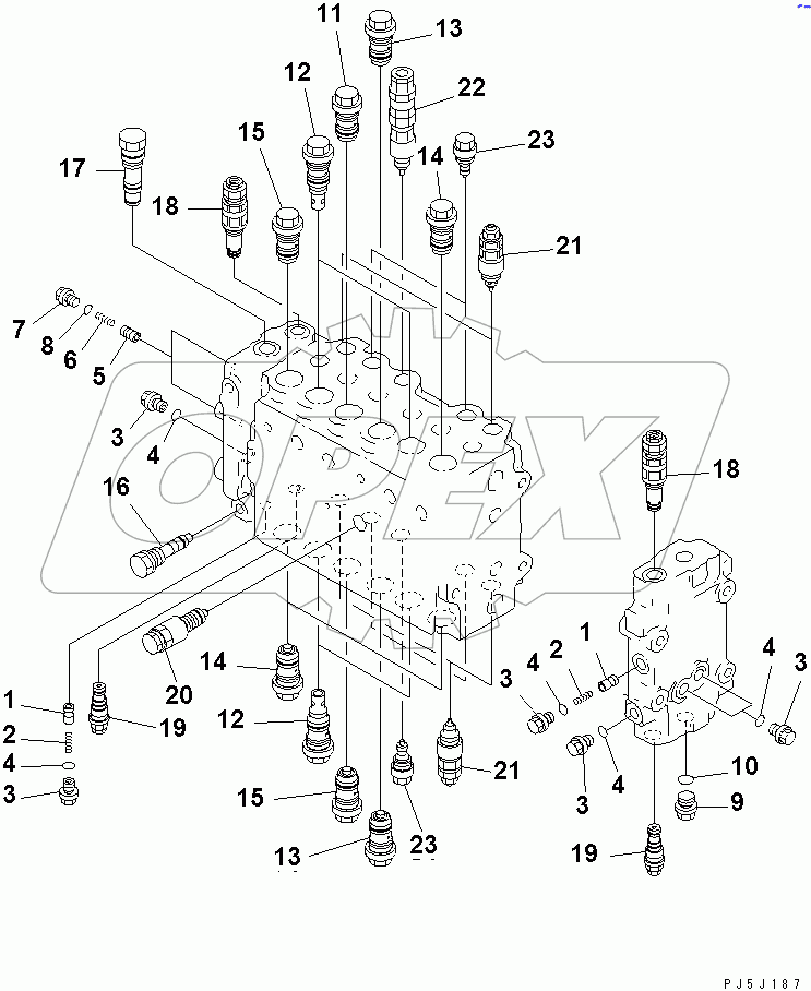  MAIN VALVE (5/11)(#30636-30979)