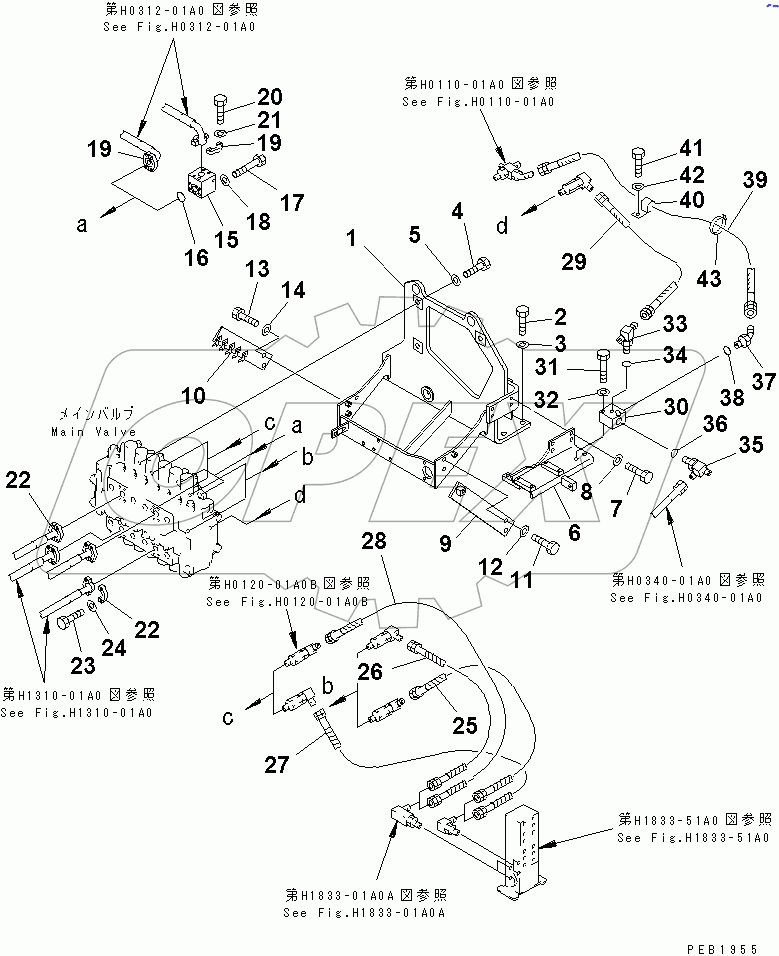  MAIN VALVE (VALVE BRACKET)(#30500-30915)